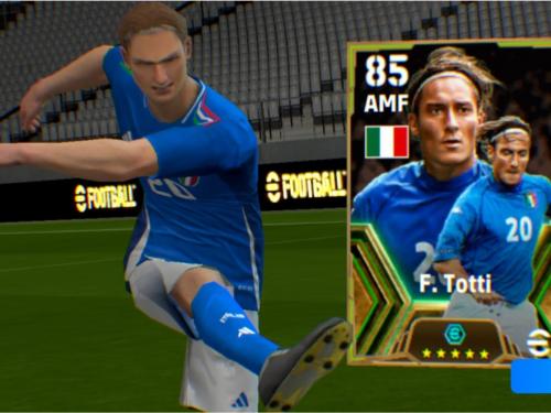 Racikan Francesco Totti Epic Italia eFootball 2024