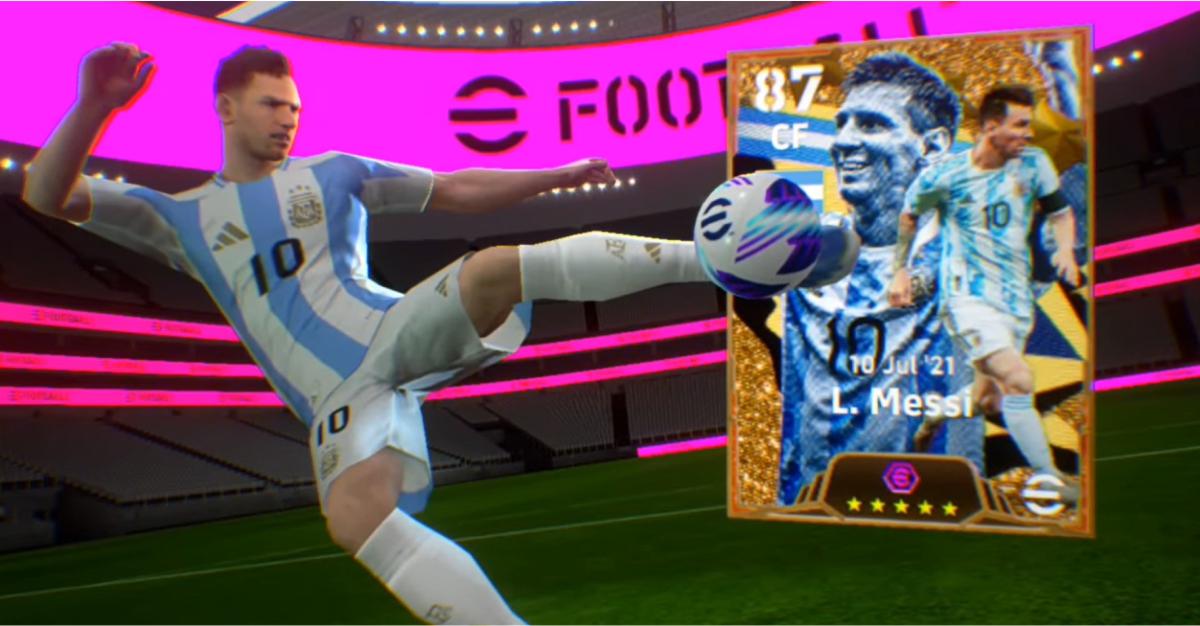 Racikan Lionel Messi Pack Argentina eFootball 2024