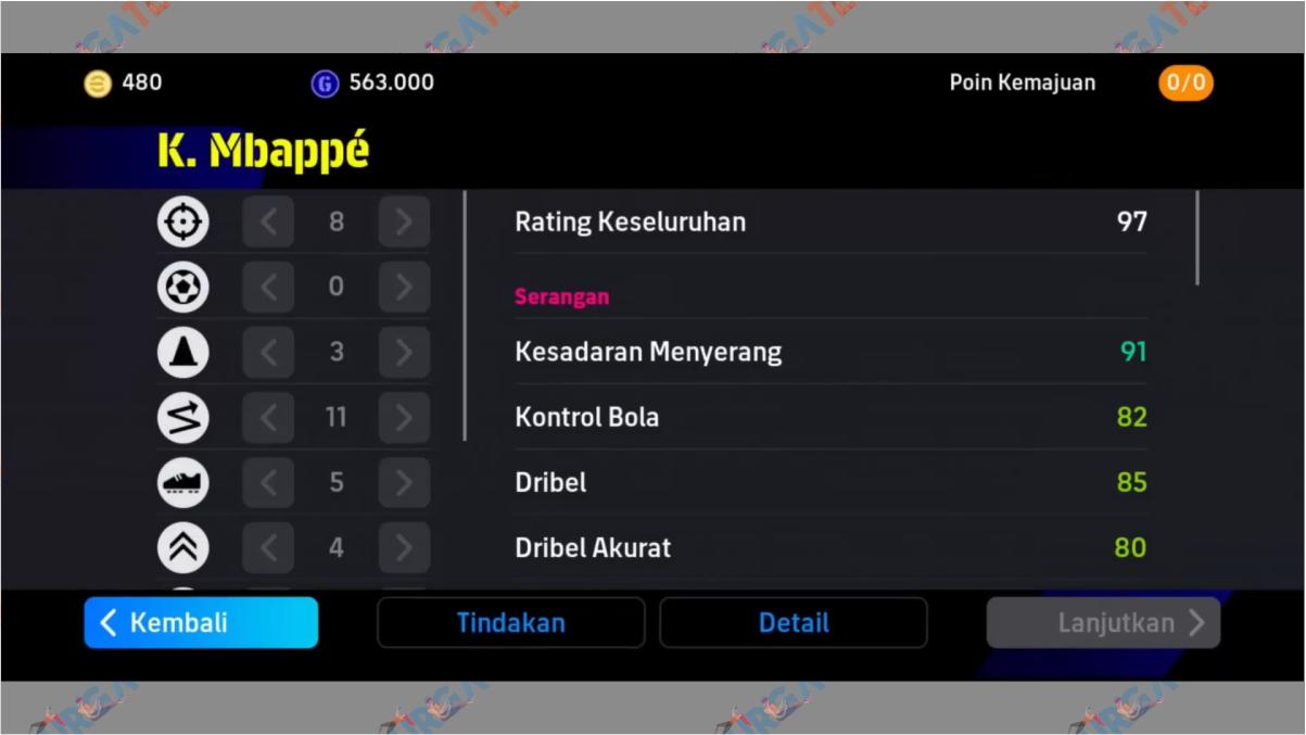 1 Racikan Kylian Mbappe Summer Transfer eFootball 2024