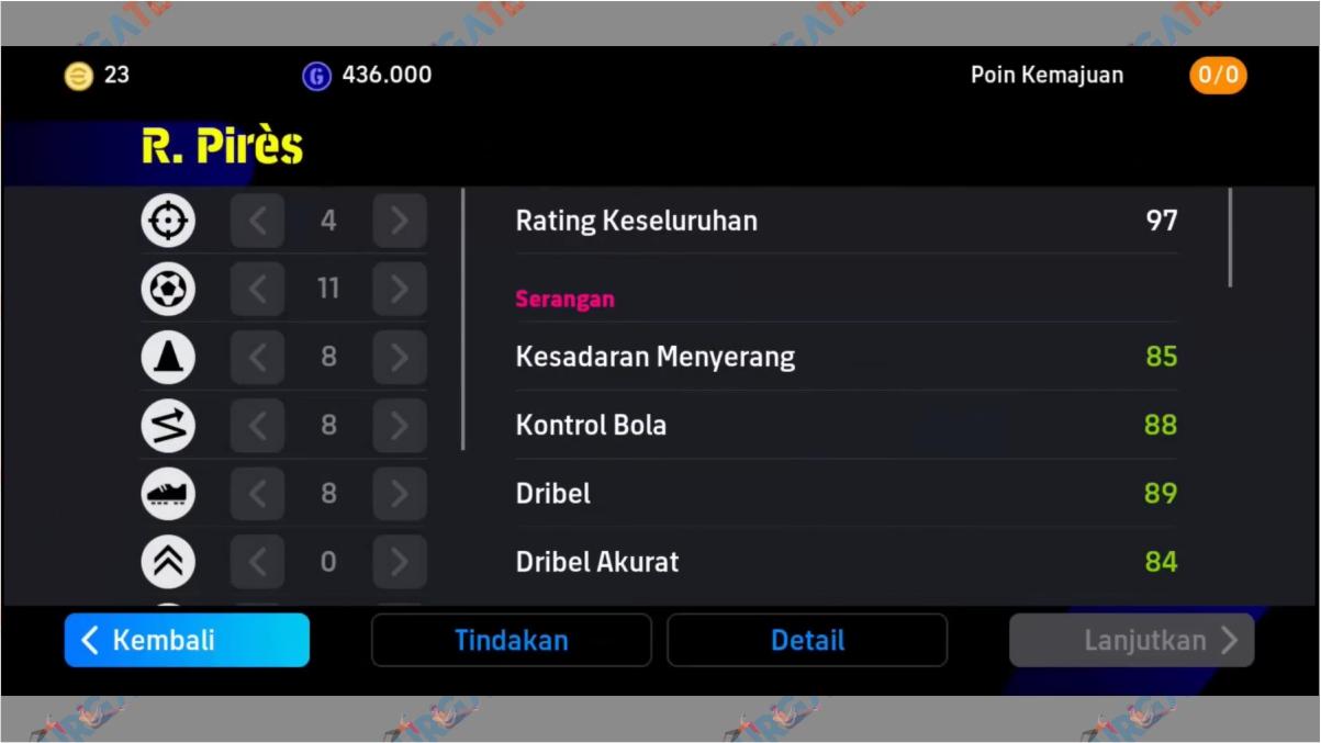 1 Racikan Robert Pires Epic Booster eFootball 2024