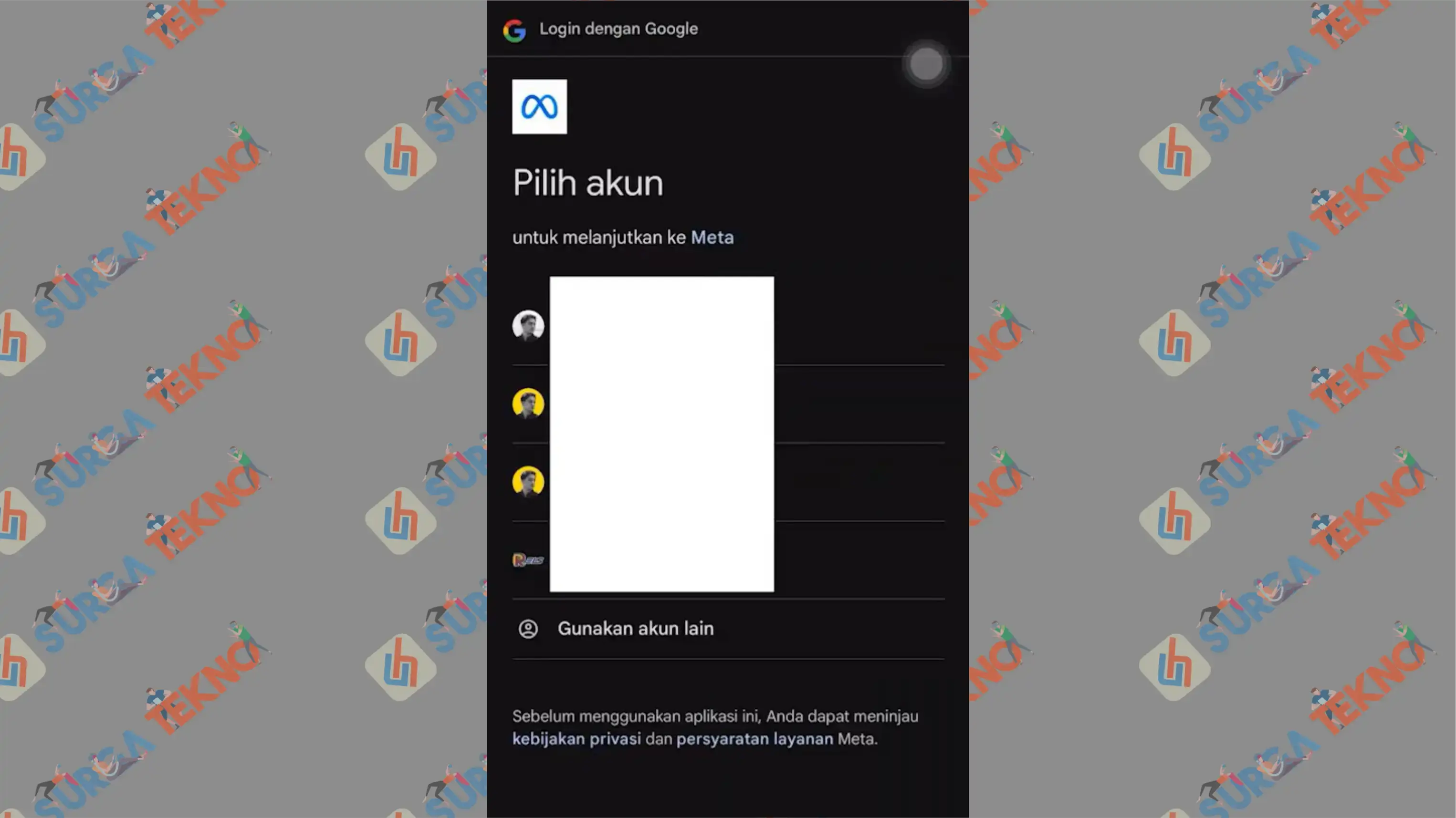 12 Pilih Akun - Cara Memindahkan Arsip Instagram Ke Google Drive