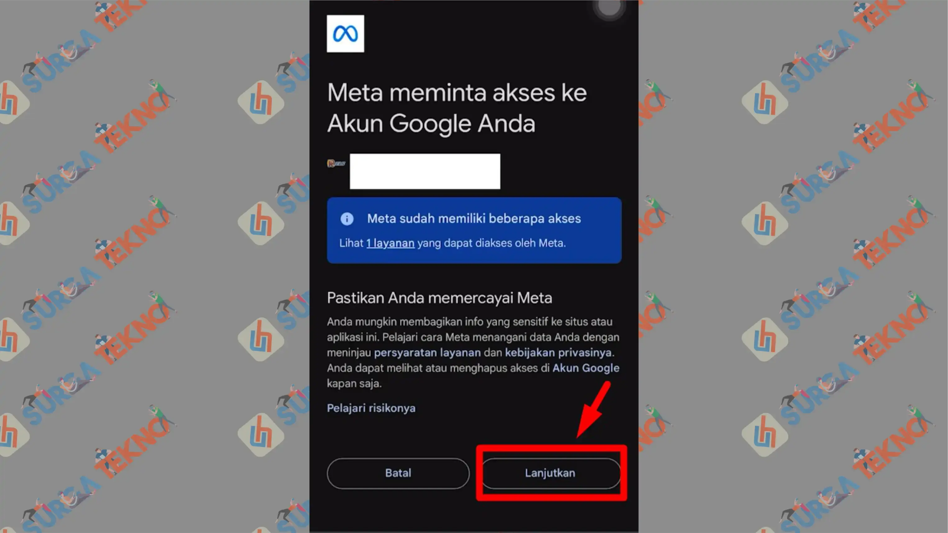 13 Lanjutkan - Cara Memindahkan Arsip Instagram Ke Google Drive