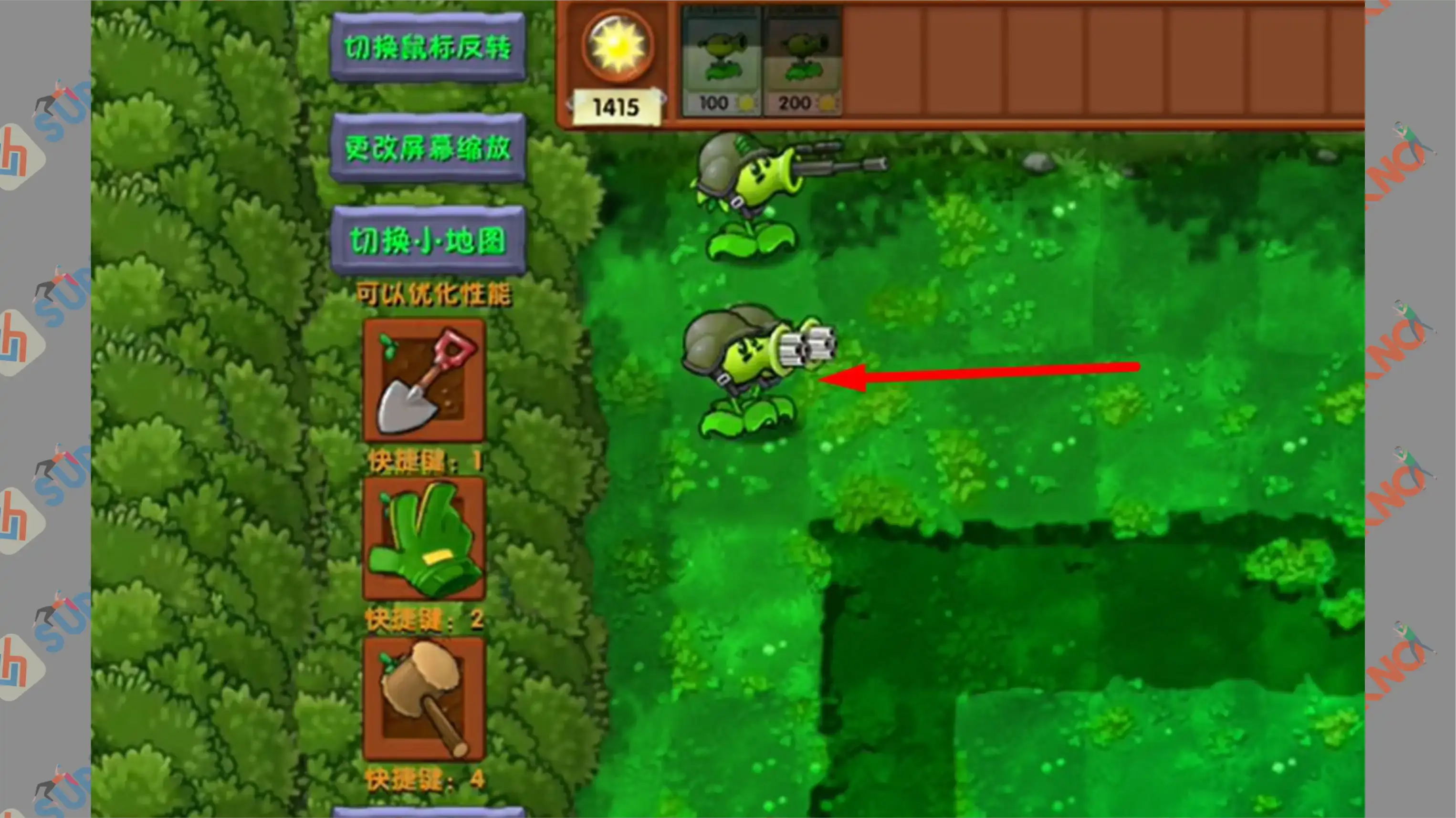 8 Gabungkan Kedunya - Cara Membuat Kipli Snipe pada Mode Labirin di Plants vs Zombie Fusion