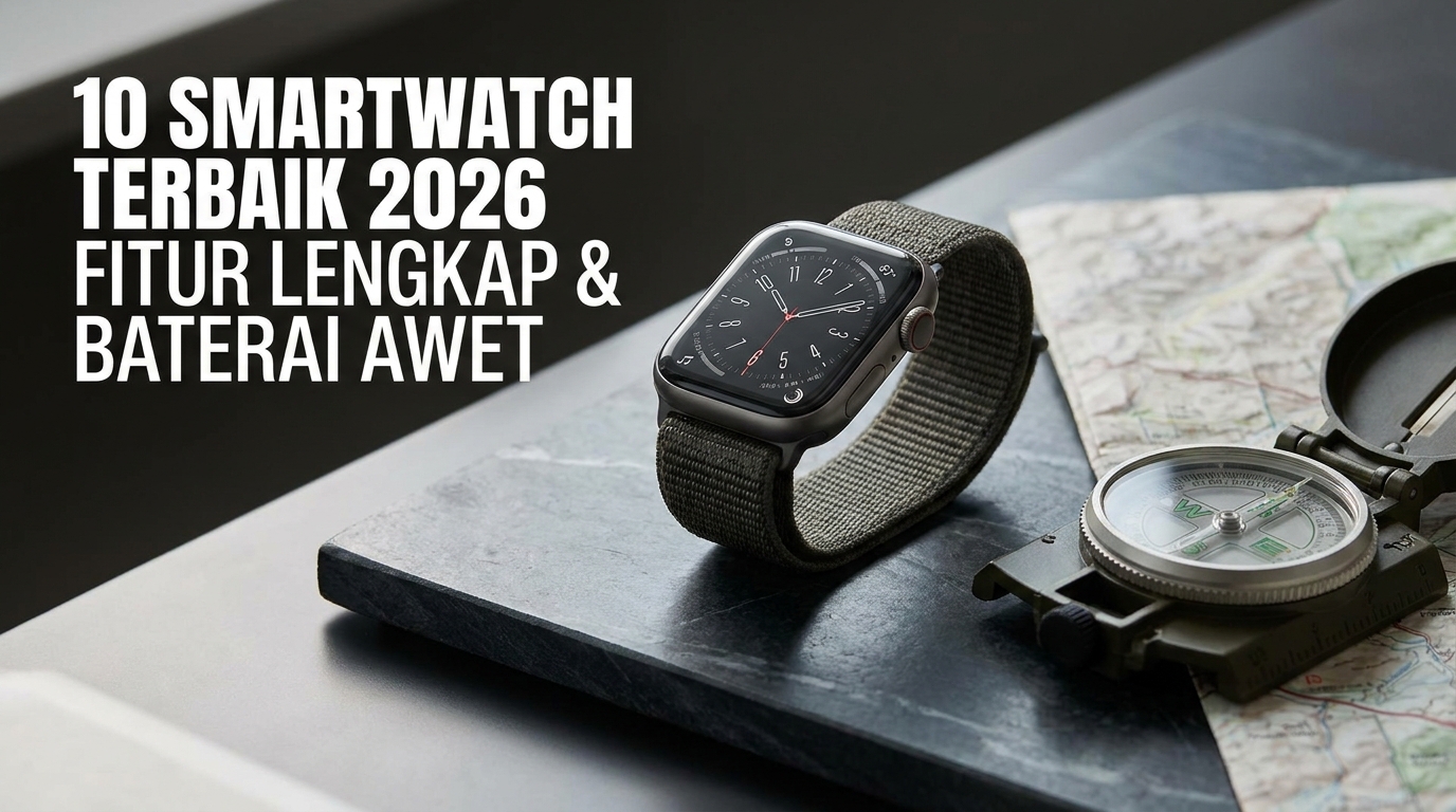 10 Smartwatch Terbaik 2026 Fitur Lengkap & Baterai Awet