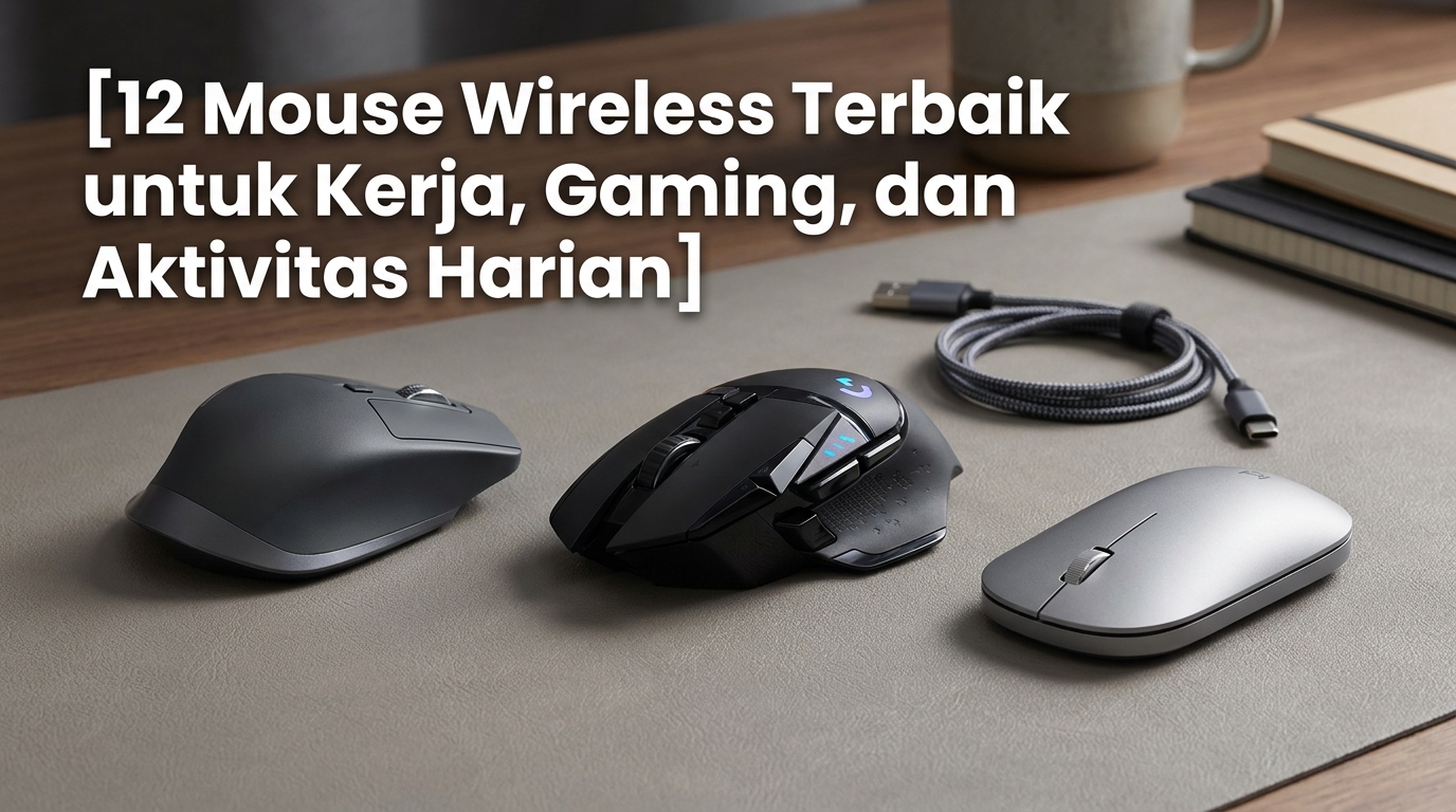 12 Mouse Wireless Terbaik untuk Kerja, Gaming, dan Aktivitas Harian