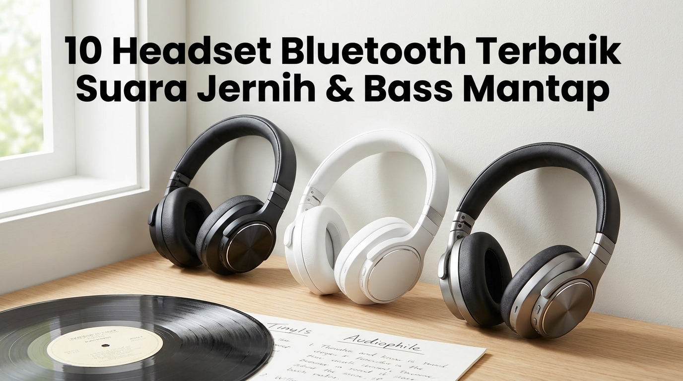10 Headset Bluetooth Terbaik Suara Jernih & Bass Mantap