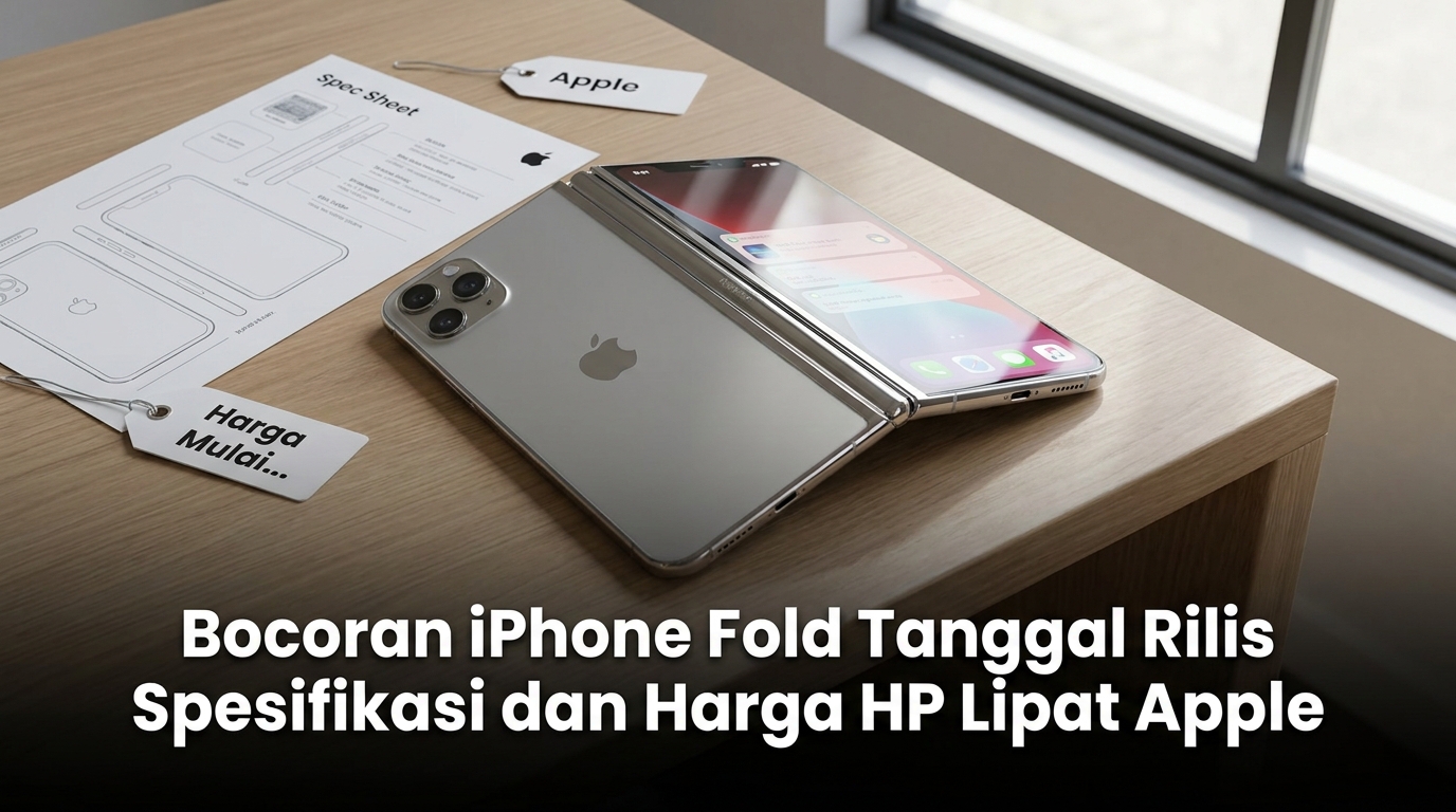 Bocoran iPhone Fold Tanggal Rilis Spesifikasi dan Harga HP Lipat Apple