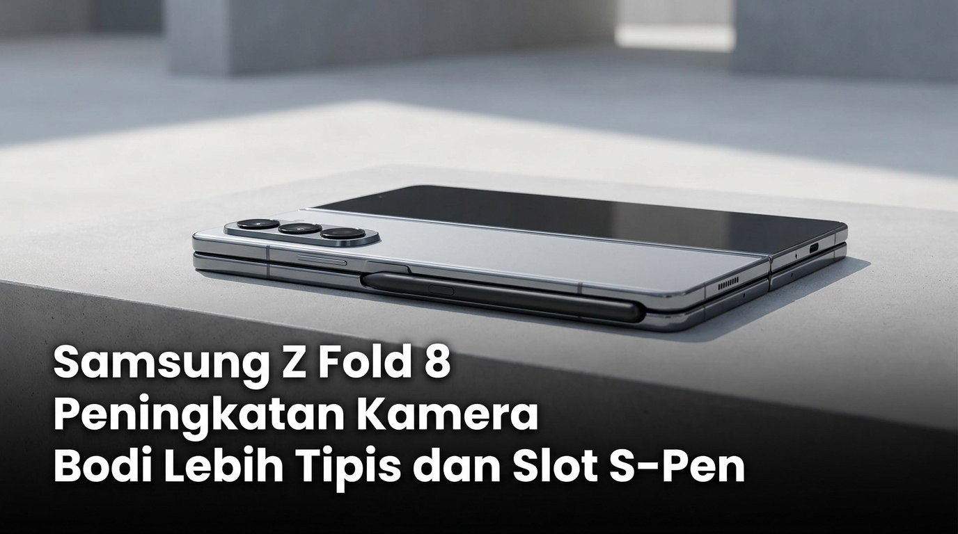 Samsung Z Fold 8 Peningkatan Kamera Bodi Lebih Tipis dan Slot S-Pen